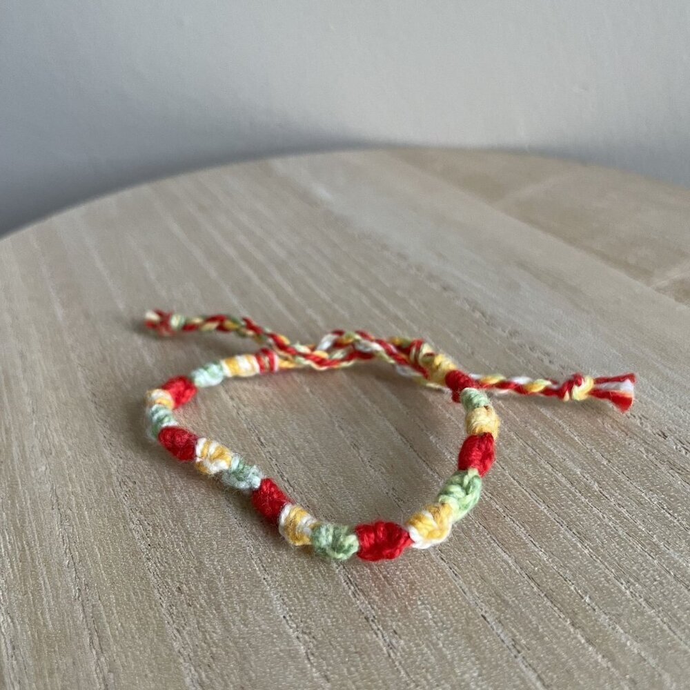 Harley Bracelet, anklet, trendy, comfortable, tie, embroidery thread, woven, gif